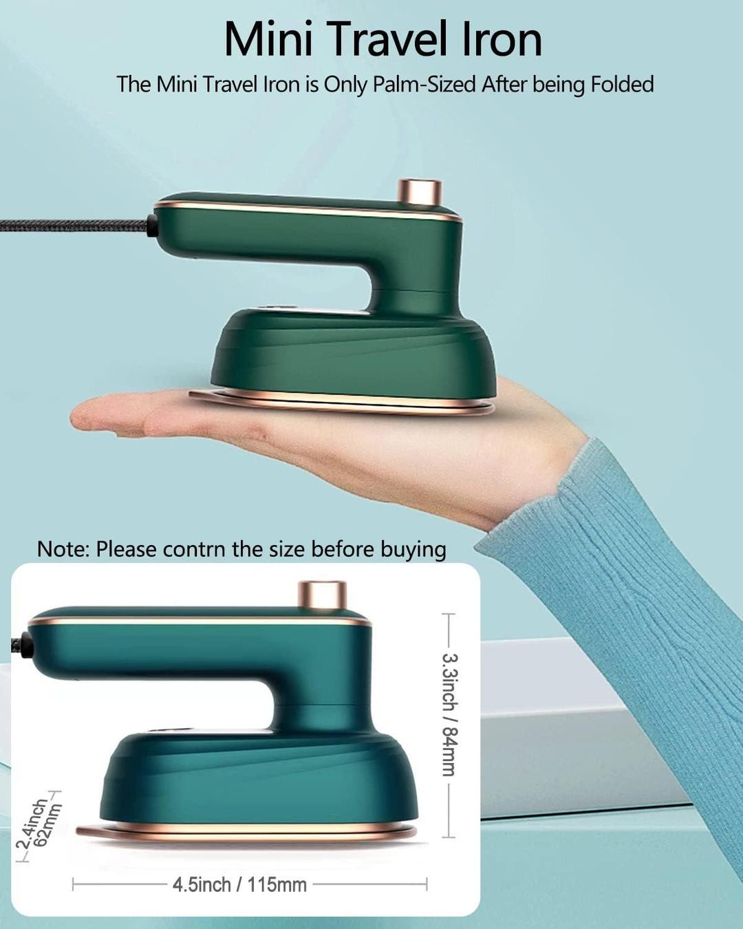 Steam Iron Green Stainless Steel