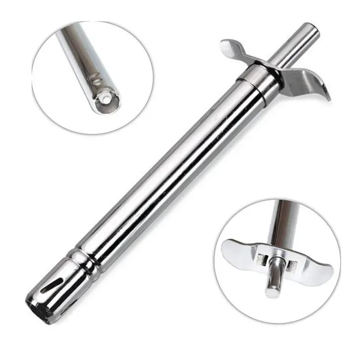 Stainless Steel Gas Lighter Battery Free Spark Proof