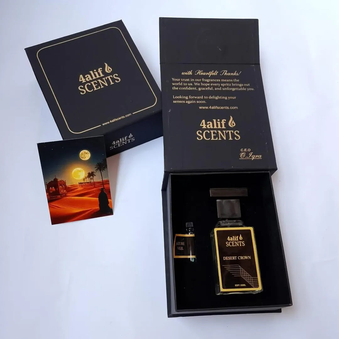Men Perfume Desert Crown 50ml Long Lasting Oriental
