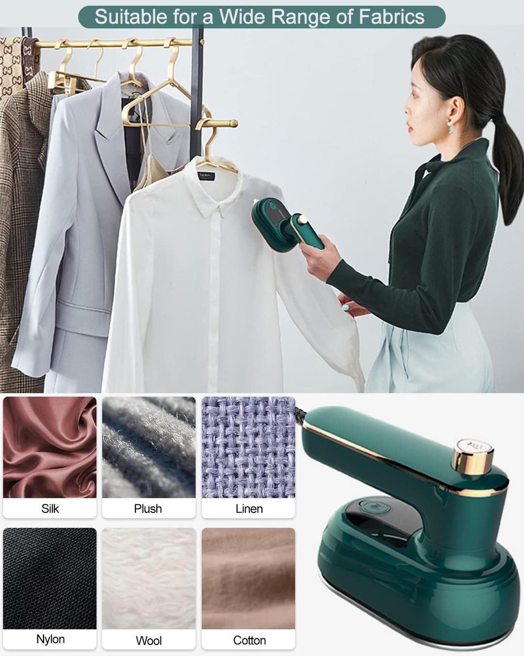 Steam Iron Green Stainless Steel