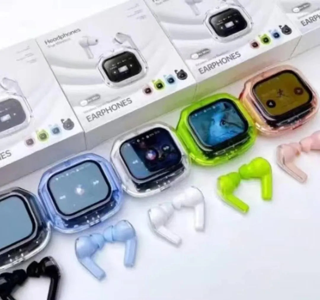 Wireless Transparent Earbuds with Smart Touch Controls