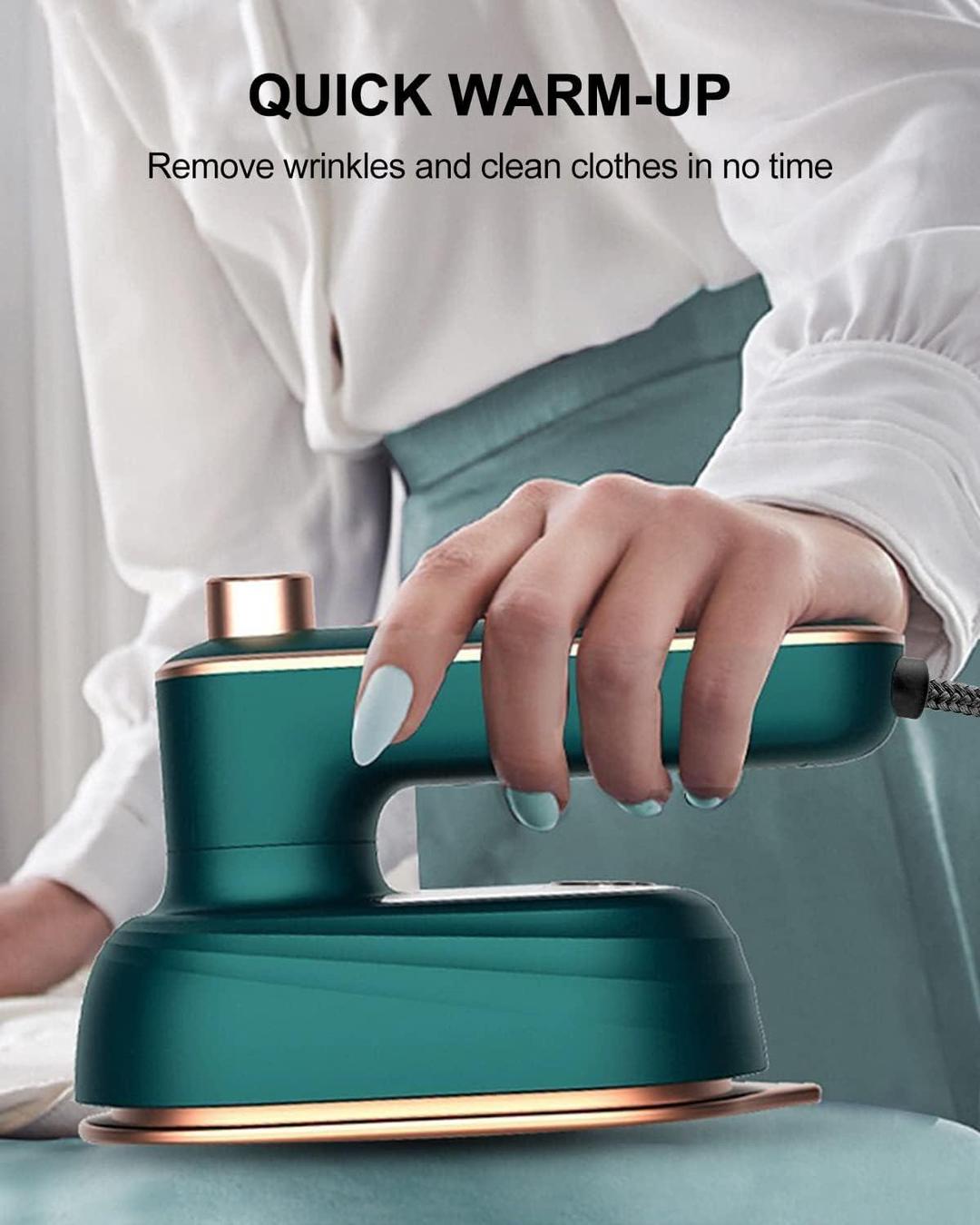 Steam Iron Green Stainless Steel