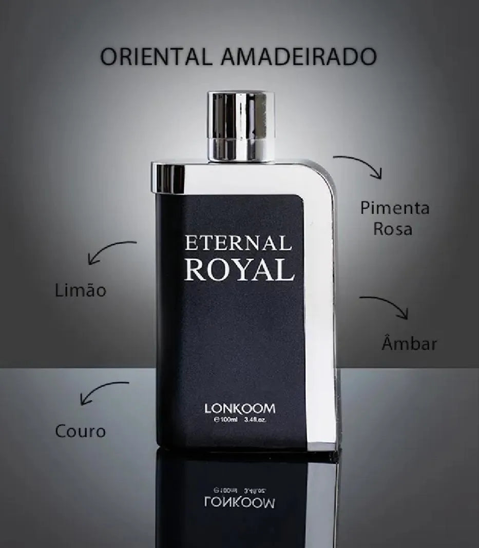 Lonkoom Eternal Royal Perfume For Men 100ML Black