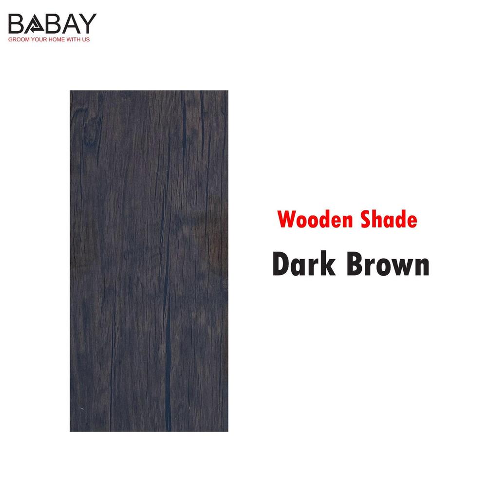 5-Layer Black Wood Bookshelf Rack for Home Office