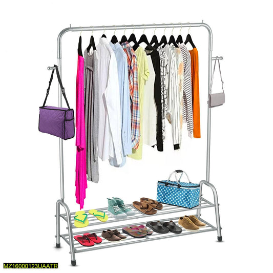Stainless Steel Shoe & Bag Rack for Home Shop